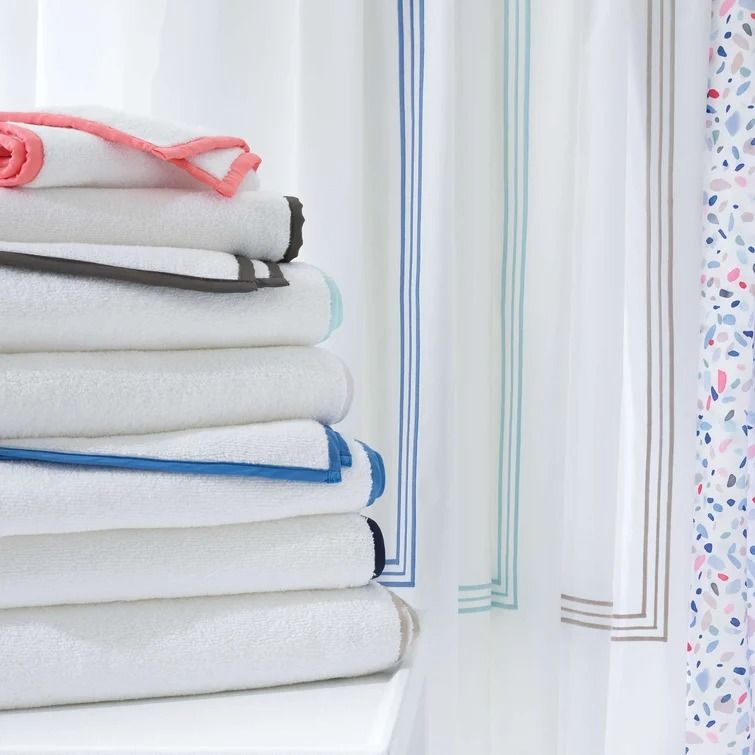 Trio Cotton Single Shower Curtain 72" thumbnail 3