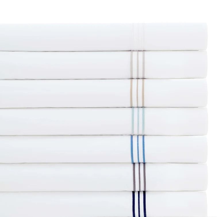 Trio Cotton Single Shower Curtain 72" thumbnail 4