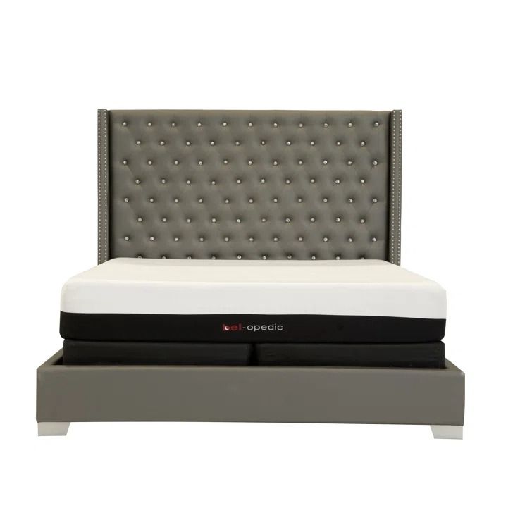 Maxine Tufted Low Profile Standard Bed Queen thumbnail 2