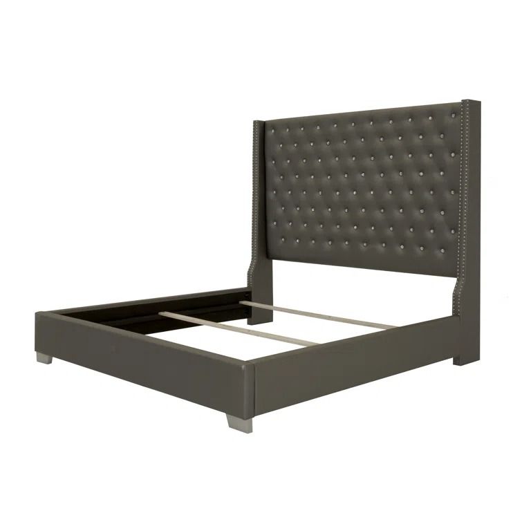 Maxine Tufted Low Profile Standard Bed Queen thumbnail 4