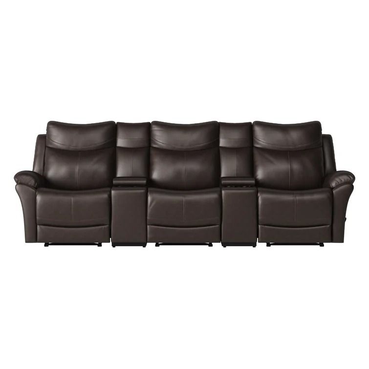 Cheryll Home Theater Sofa with Cup Holder thumbnail 3