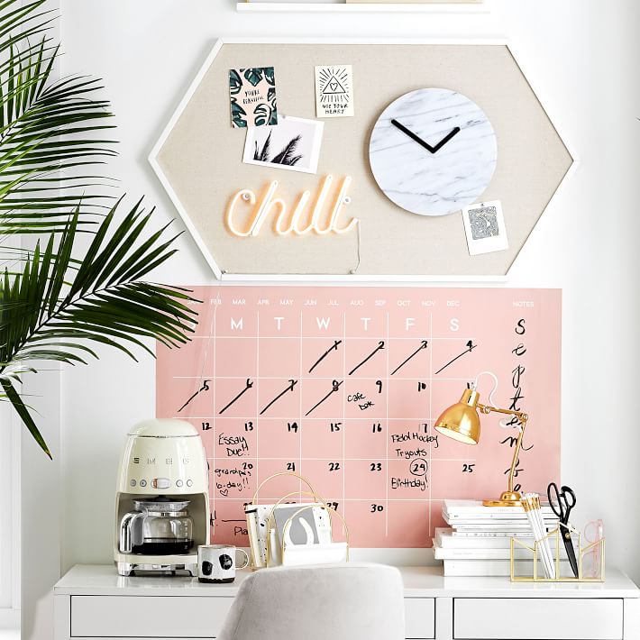 Wood Framed Hexagon Pinboard thumbnail 4