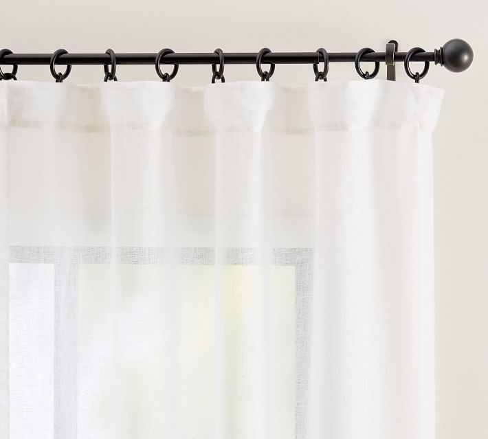 Emery Linen Sheer Curtain thumbnail 2