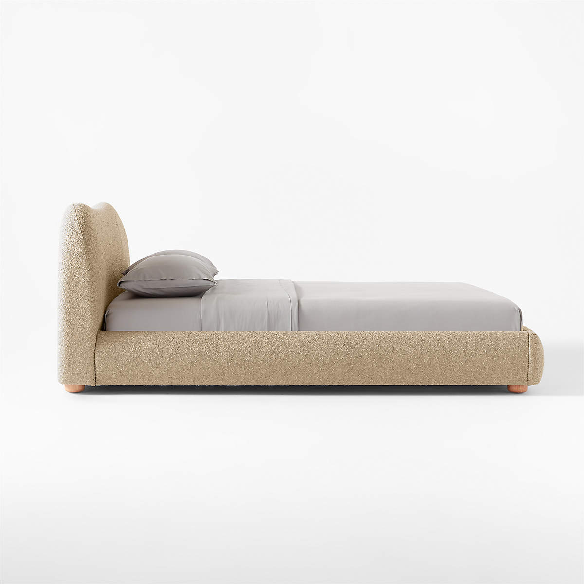 Diana Camel Upholstered Queen Bed thumbnail 4