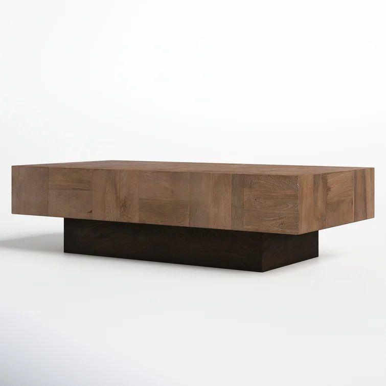 Kristy Solid Wood Pedestal Coffee Table thumbnail 3