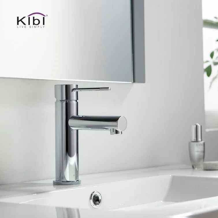 Circular X Single Hole Bathroom Faucet thumbnail 2