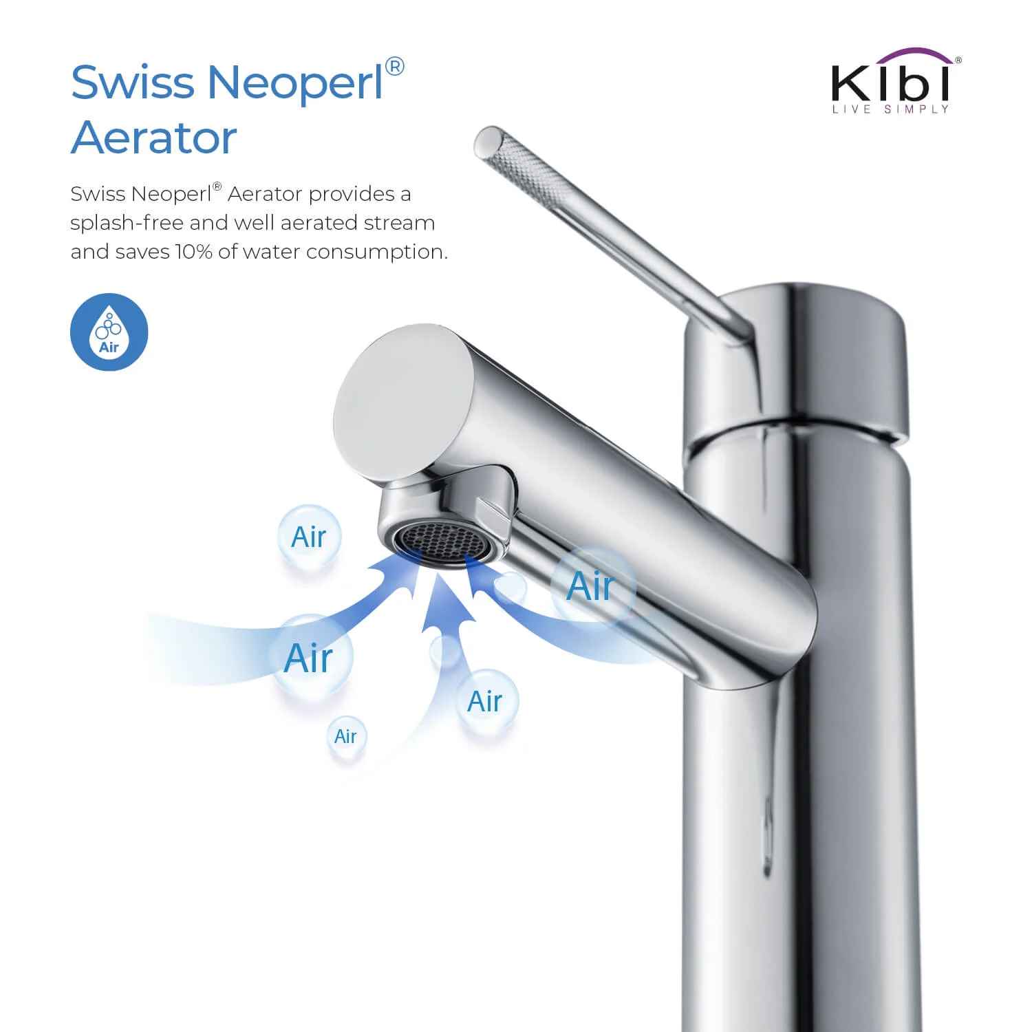 Circular X Single Hole Bathroom Faucet thumbnail 7