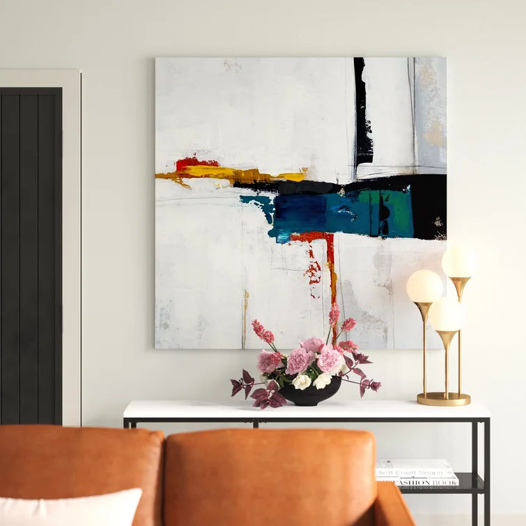 Seconds Of Circumstance II Painting on Canvas No Frame 48"x48" thumbnail 2