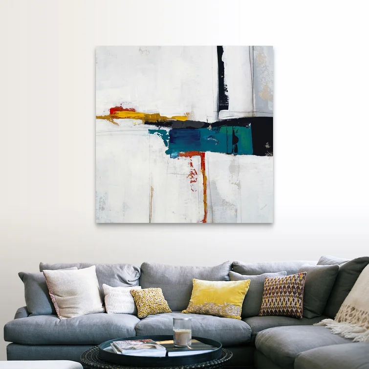 Seconds Of Circumstance II Painting on Canvas No Frame 48"x48" thumbnail 3