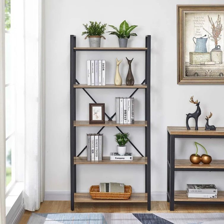 Steel Etagere Bookcase thumbnail 2