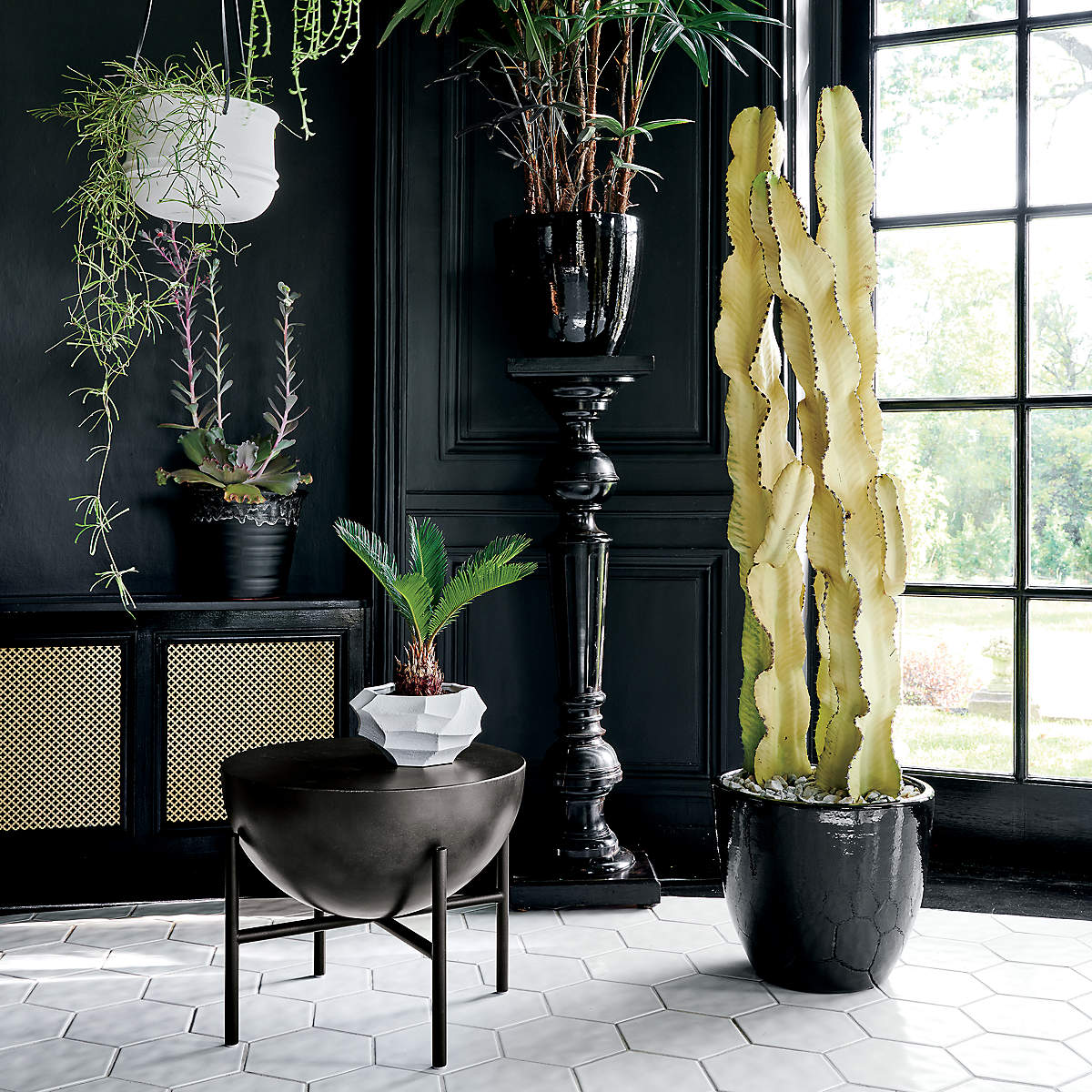Renata Small White Planter thumbnail 2