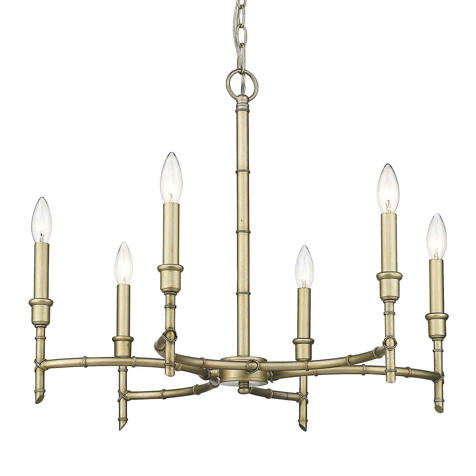 Andaman 6 Light Candle Style Chandelier thumbnail 2