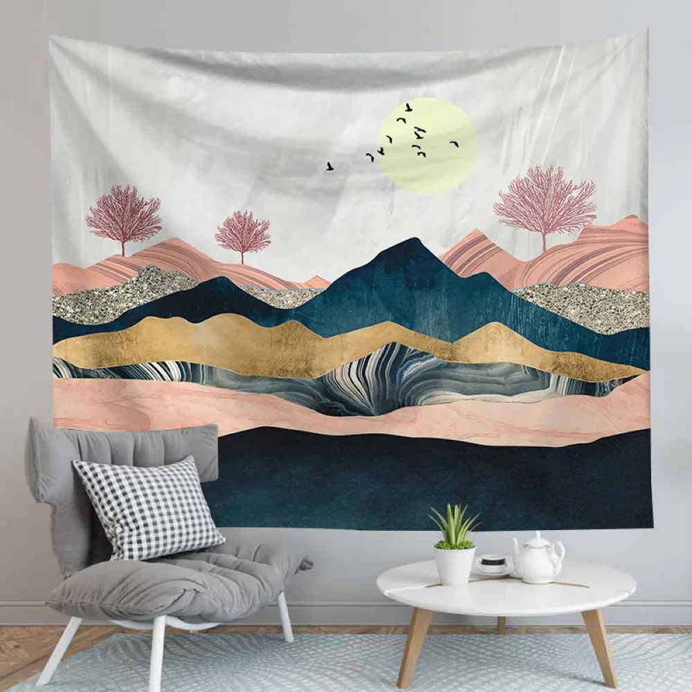 Polyester Tapestry with Hanging Accessories Included thumbnail 2