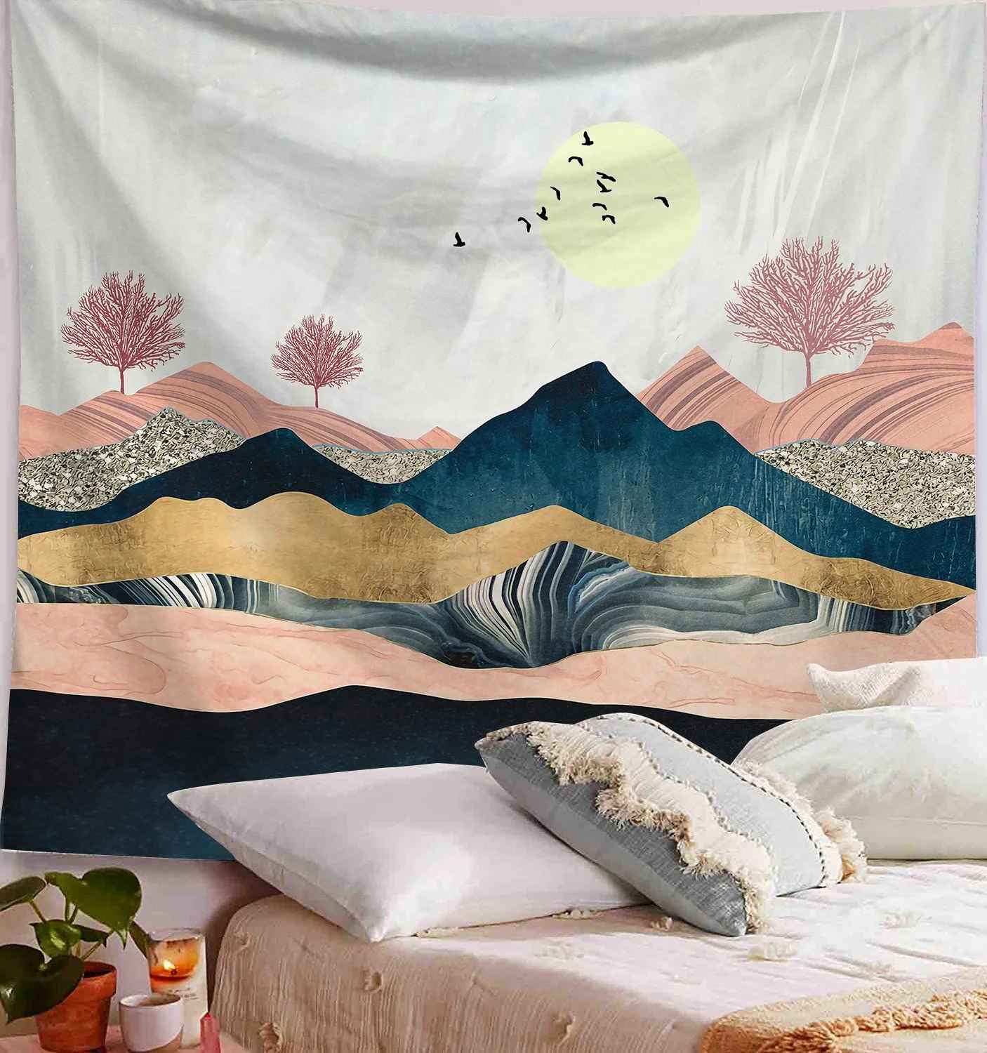 Polyester Tapestry with Hanging Accessories Included thumbnail 3