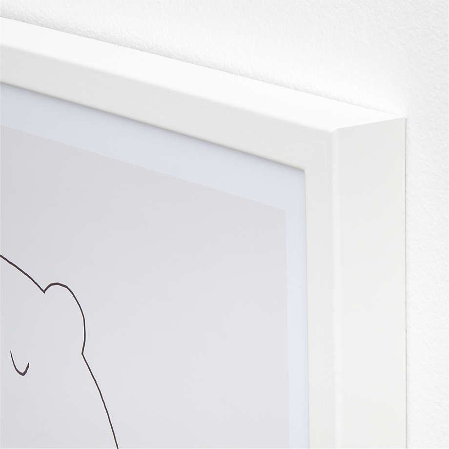 Love Yourself Bear Wall Art With Frame 18"x24" thumbnail 5