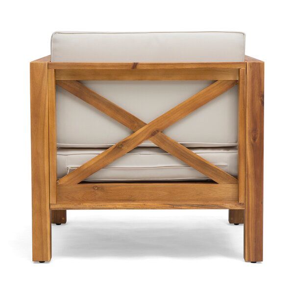Teak Patio Chair with Cushions thumbnail 5