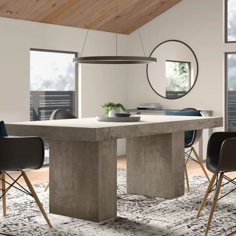 Burrough Concrete Dining Table thumbnail 2