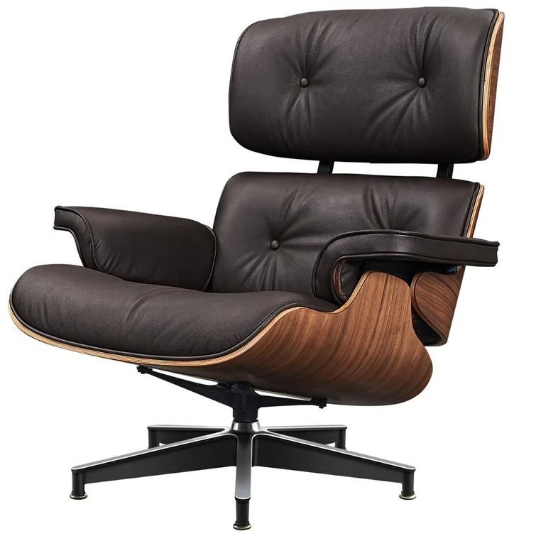 Friedemann Genuine Leather Manual Swivel Ergonomic Recliner with Ottoman thumbnail 5