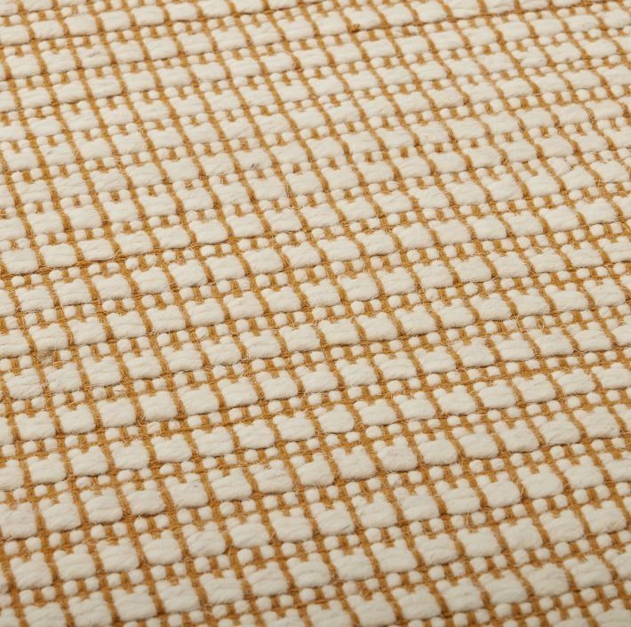 Mini Grid Fringe Rug 5'x8' thumbnail 2