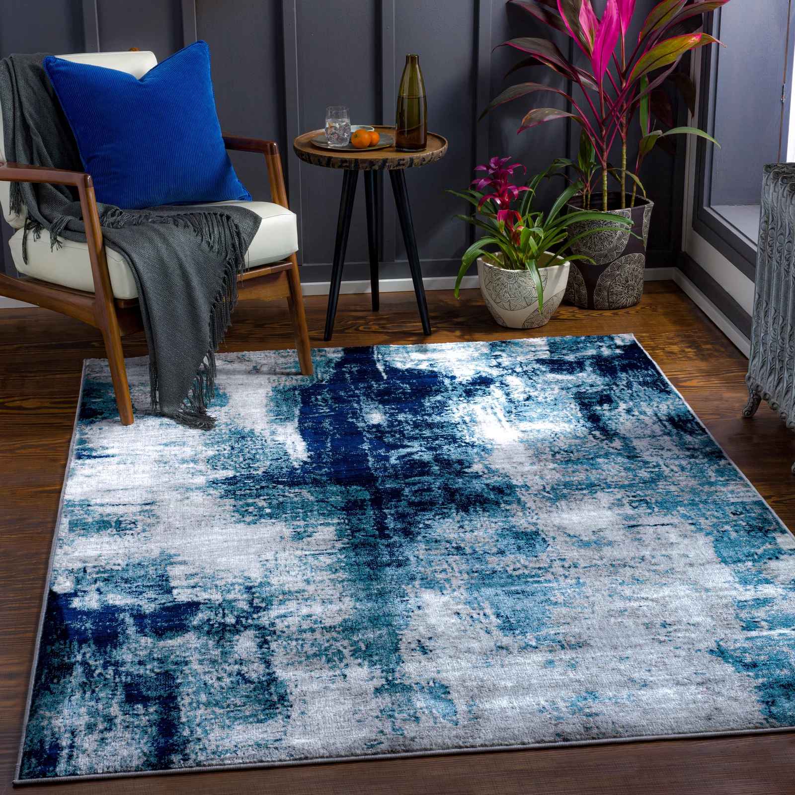 Cornwell Abstract Area Rug-7'10"x10'3" thumbnail 7