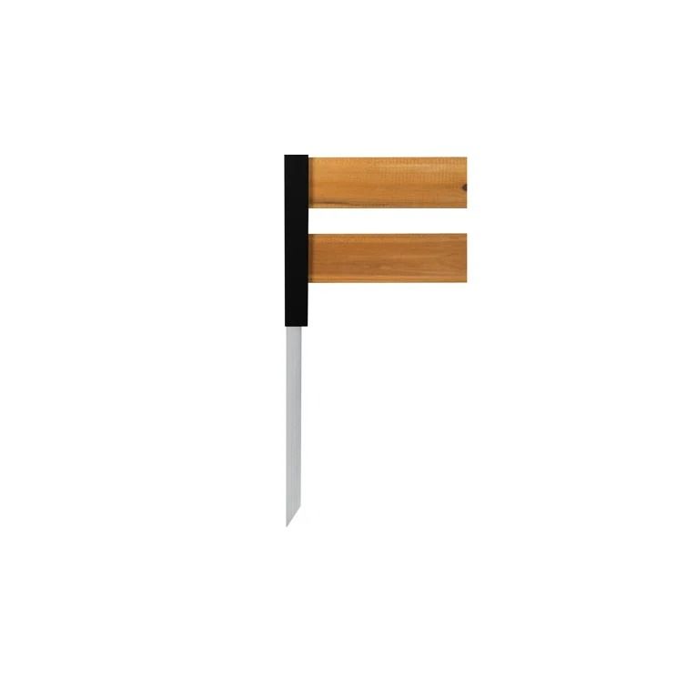 Charleston Slatted Wood Privacy Screen Kit (2 Panels) thumbnail 4