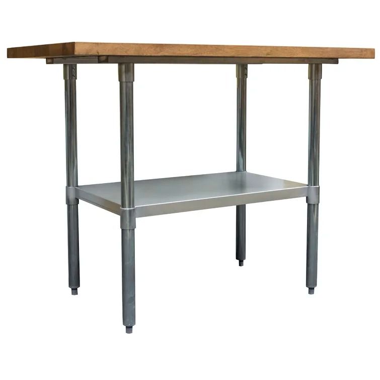 Robles Prep Table with Solid Wood Top thumbnail 3