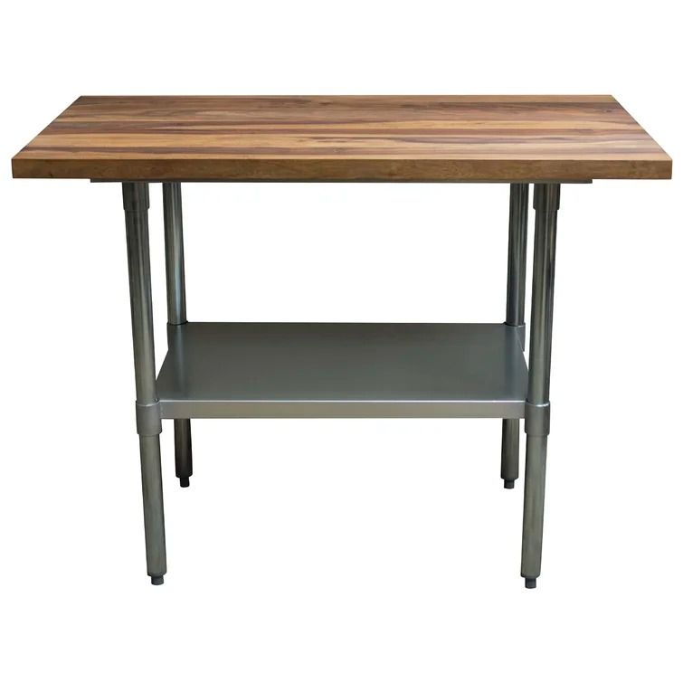 Robles Prep Table with Solid Wood Top thumbnail 4
