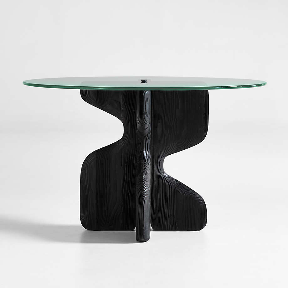 Lechuza Glass Top Round Dining Table thumbnail 3