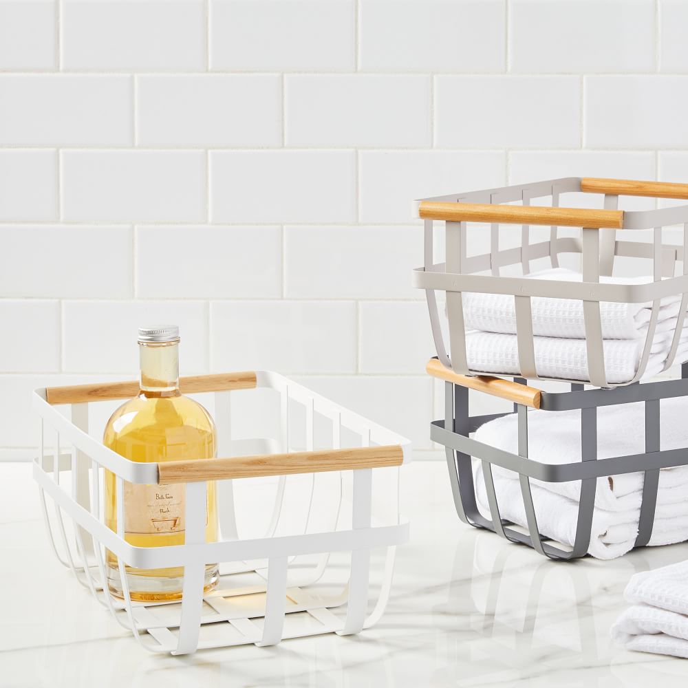 Yamazaki Dual Handle Storage Basket thumbnail 2