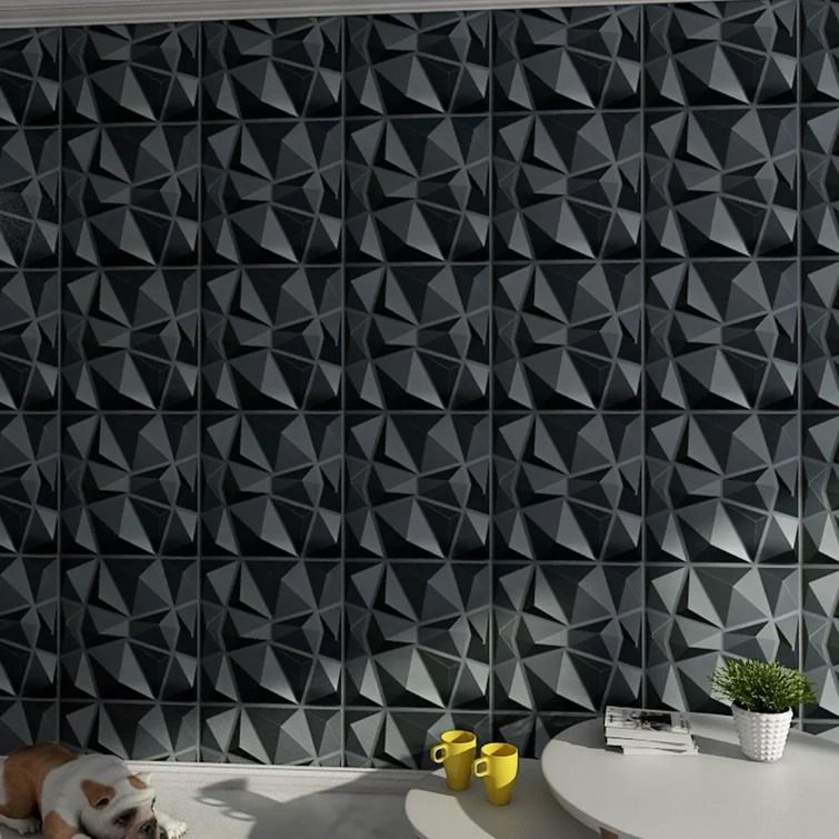 Capewood Vinyl Wall Paneling in Black  thumbnail 2