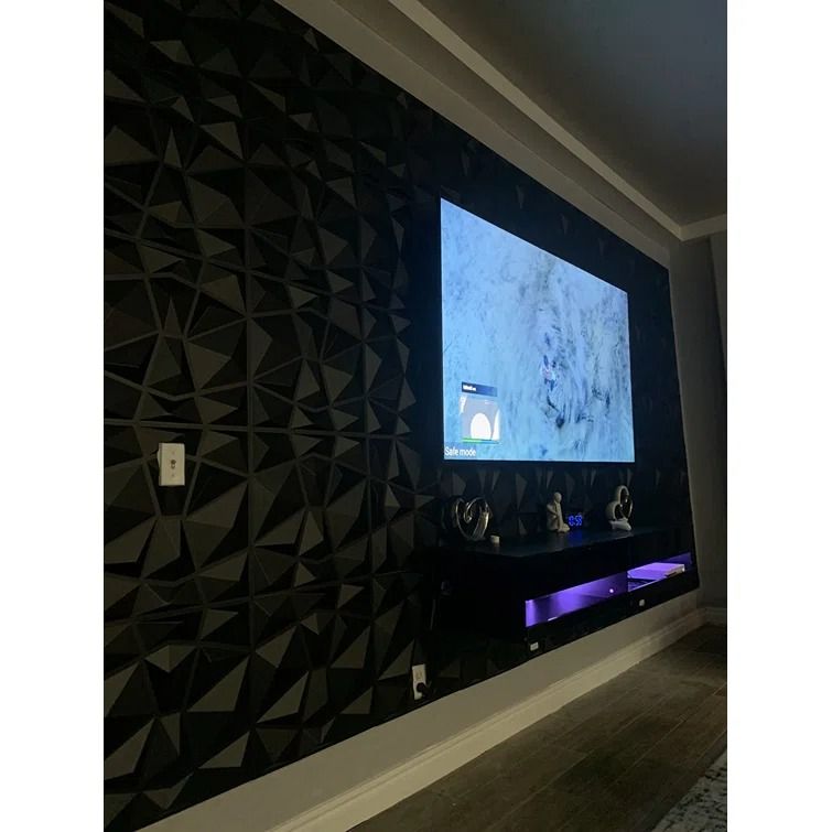 Capewood Vinyl Wall Paneling in Black  thumbnail 4