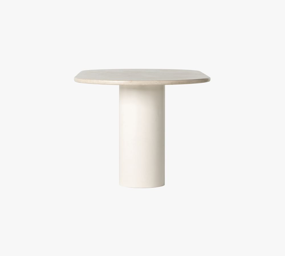 Rockfall Marble Oval Dining Table thumbnail 3