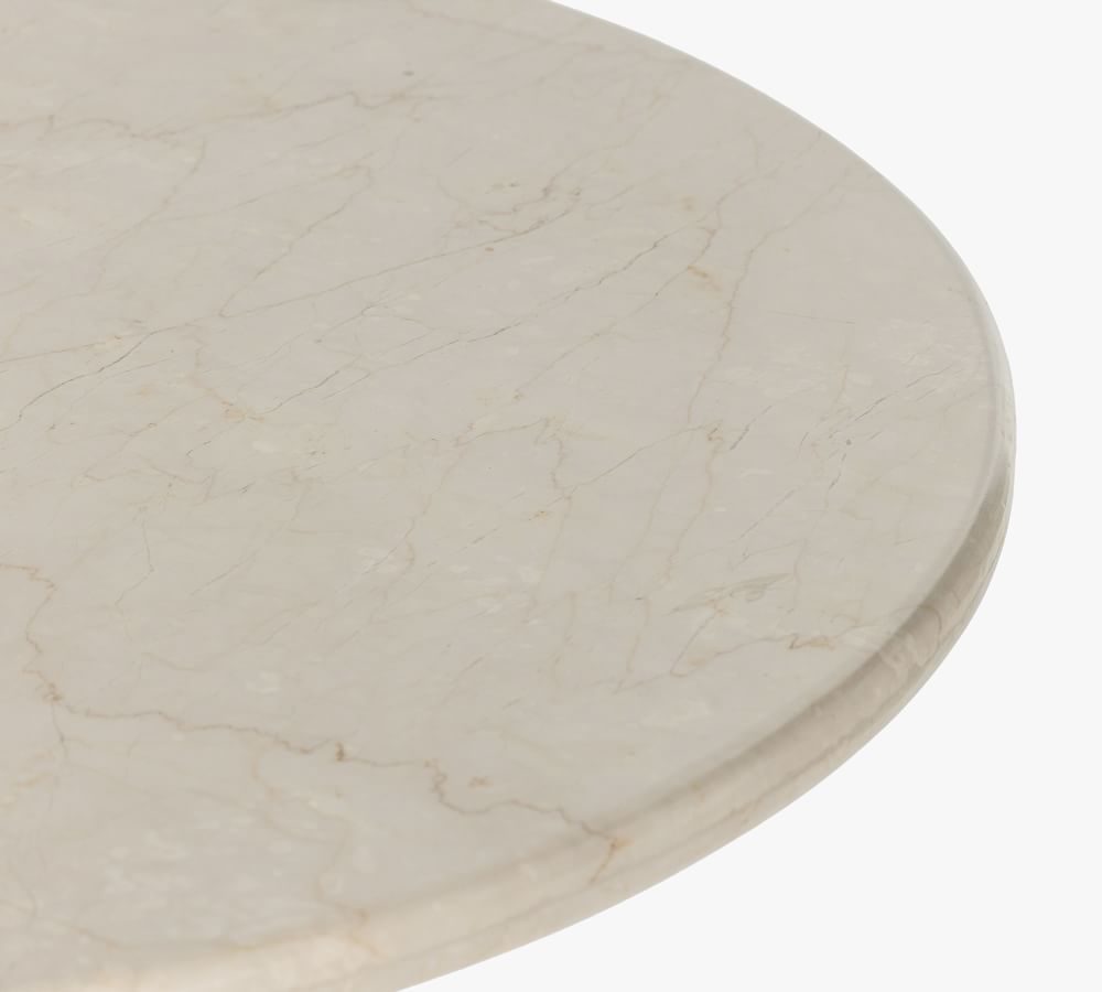 Rockfall Marble Oval Dining Table thumbnail 5