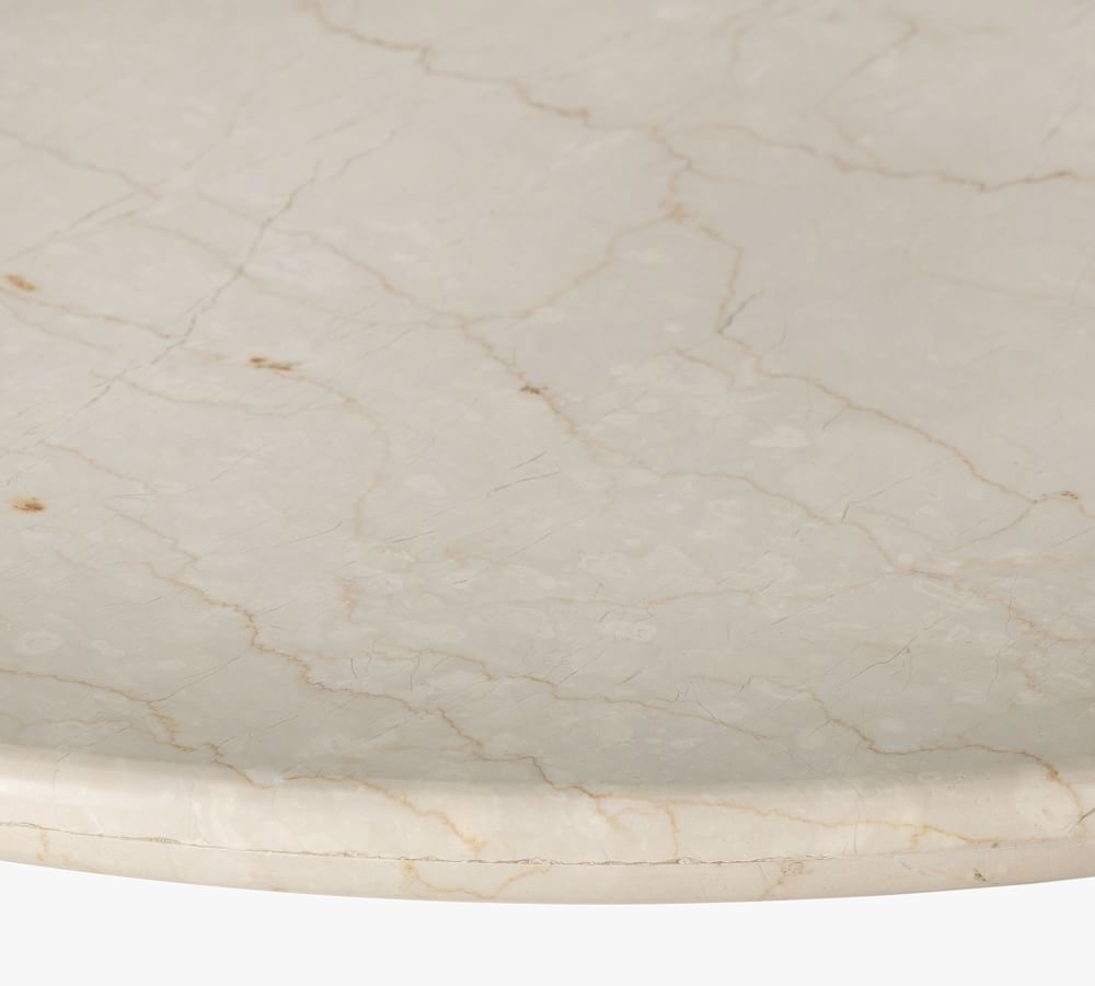 Rockfall Marble Oval Dining Table thumbnail 6