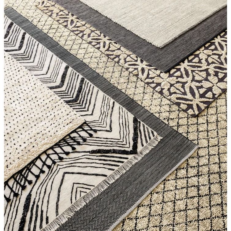 Herringbone Flatweave Geometric Area Rug 29"x216" thumbnail 4