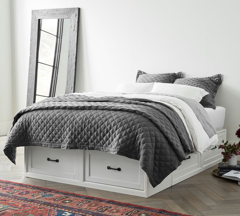 Stratton Storage Platform Bed with Drawers Queen thumbnail 2