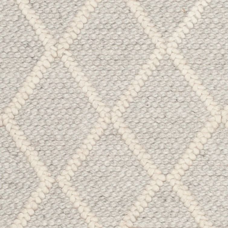 Anyae Geometric Handmade Flatweave Area Rug 6'x9' thumbnail 3