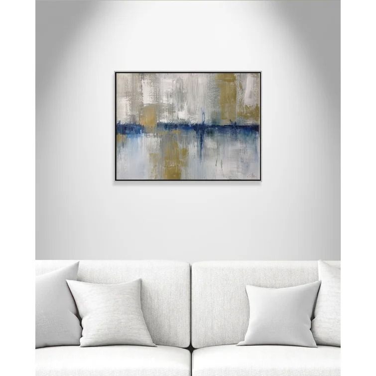 Horizon In The Mist With Frame 40"x30" thumbnail 2