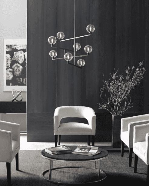 Gambit Chandelier - Satin Nickel thumbnail 2