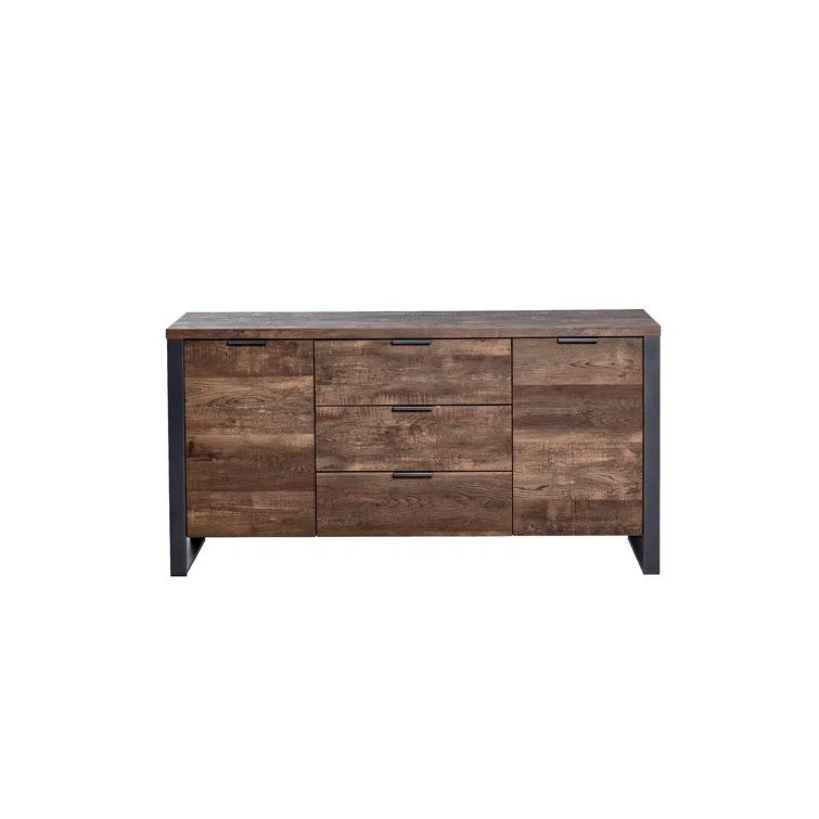 Draylen Wide 3 Drawer Sideboard thumbnail 3