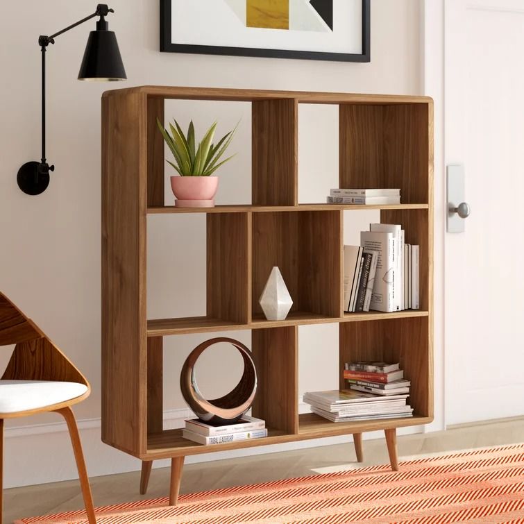 52" Realm Bookshelf Walnut thumbnail 2