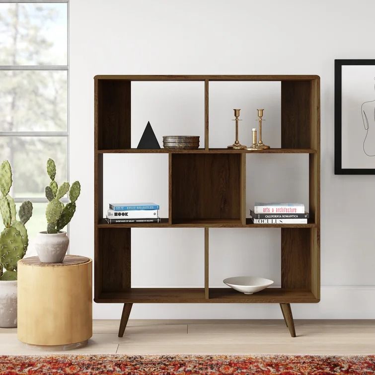 52" Realm Bookshelf Walnut thumbnail 3