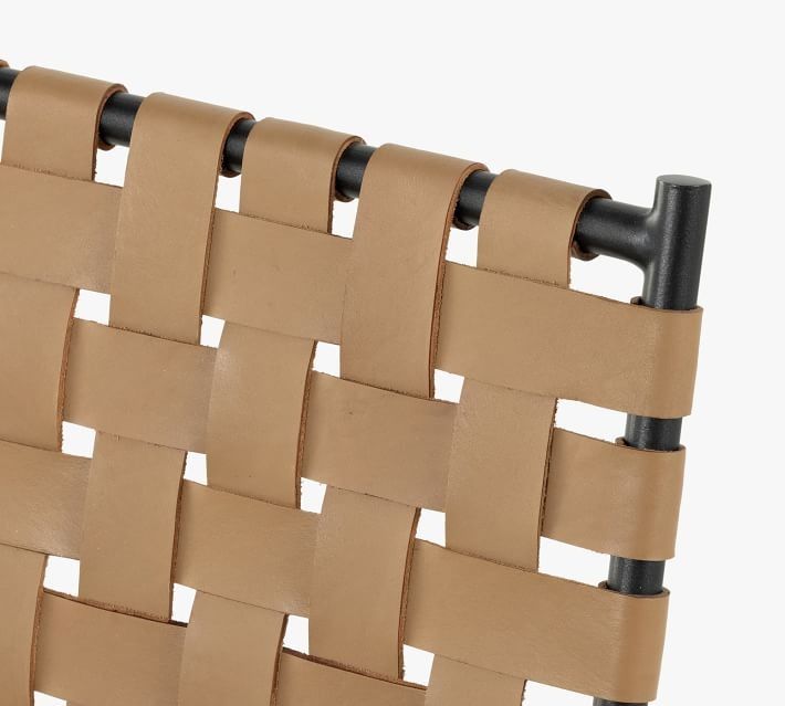 Mila Leather Woven Chair thumbnail 5
