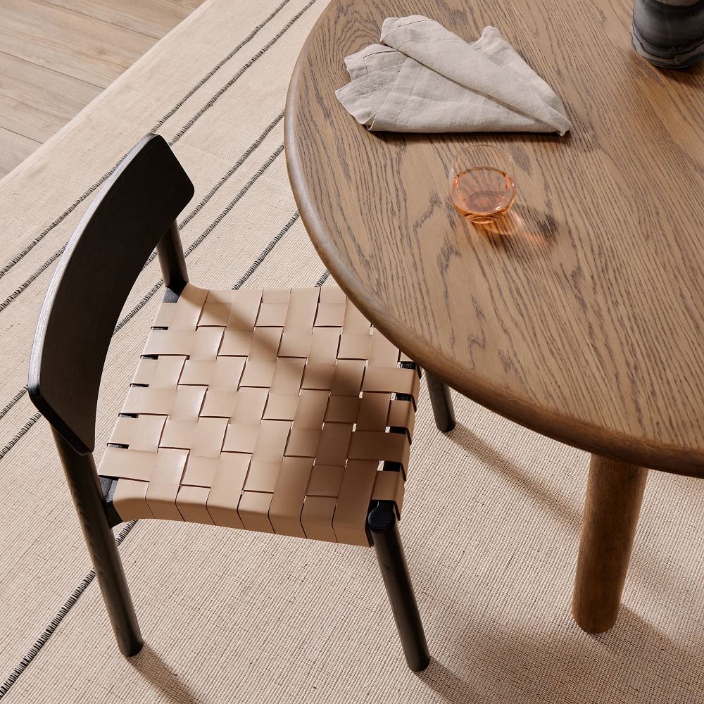 A-Line Frame Leather Dining Chair thumbnail 2