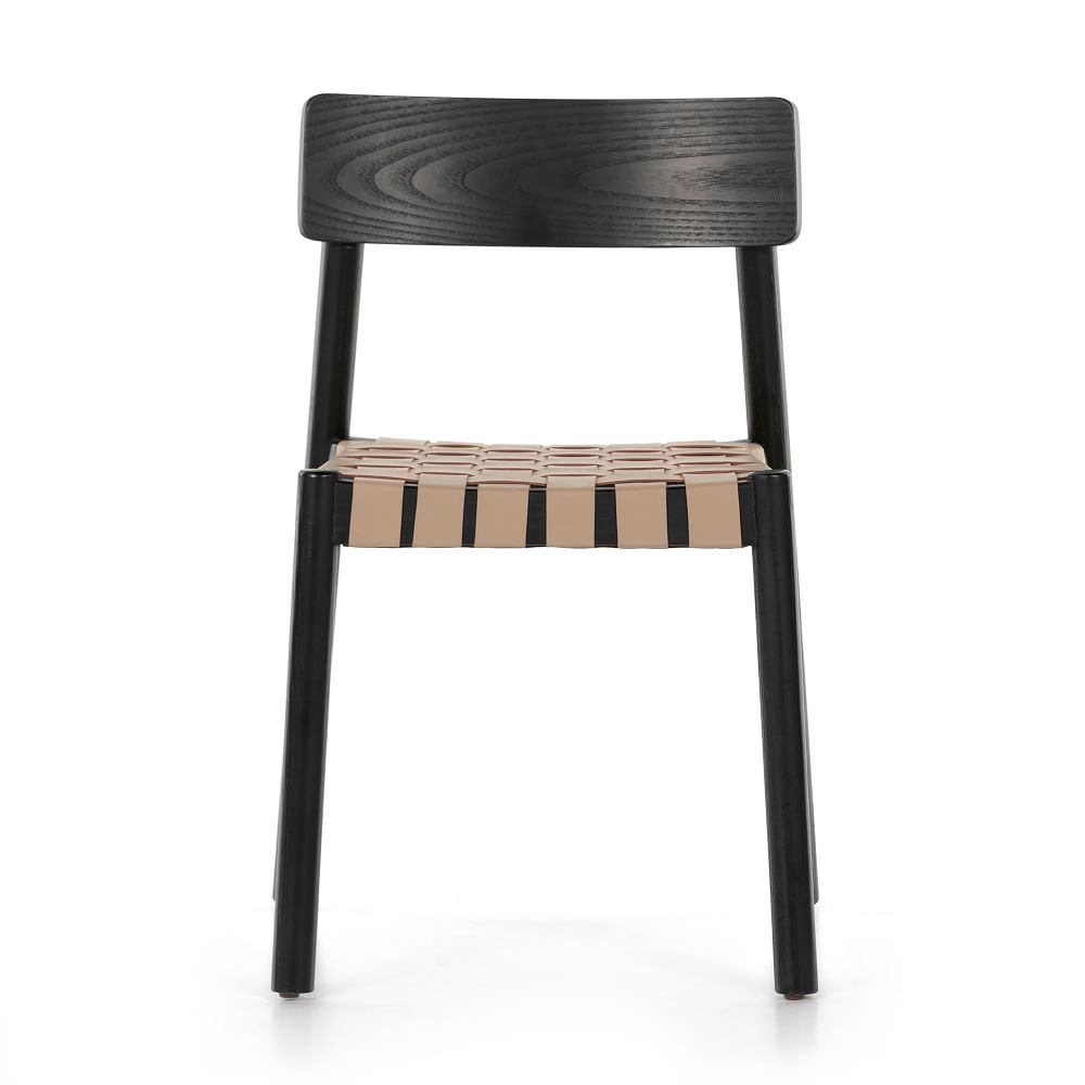 A-Line Frame Leather Dining Chair thumbnail 4