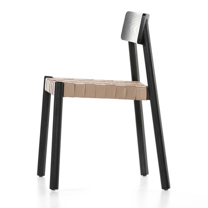 A-Line Frame Leather Dining Chair thumbnail 5