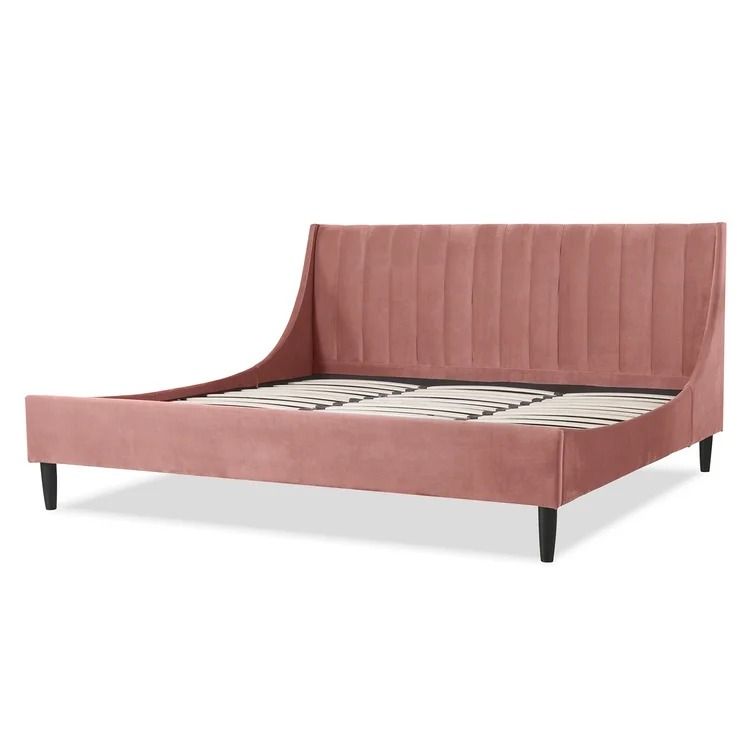Ciceklic Tufted Upholstered Low Profile Platform Bed thumbnail 5
