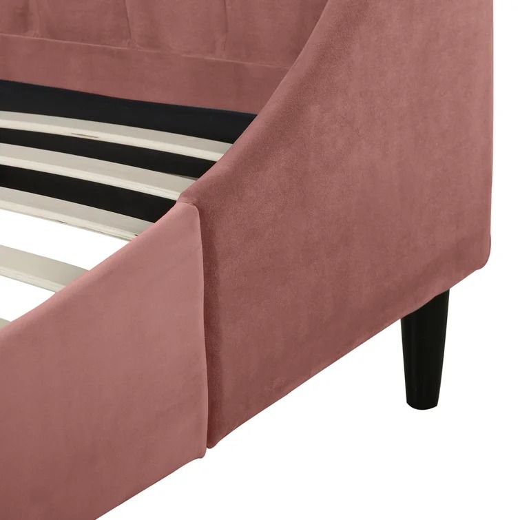 Ciceklic Tufted Upholstered Low Profile Platform Bed thumbnail 7