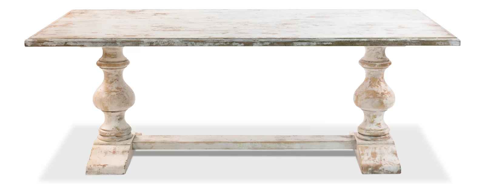 Haverhill Pine Solid Wood Trestle Dining Table thumbnail 2