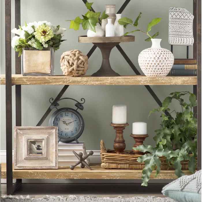 Pursley Solid Wood Etagere Bookcase thumbnail 10